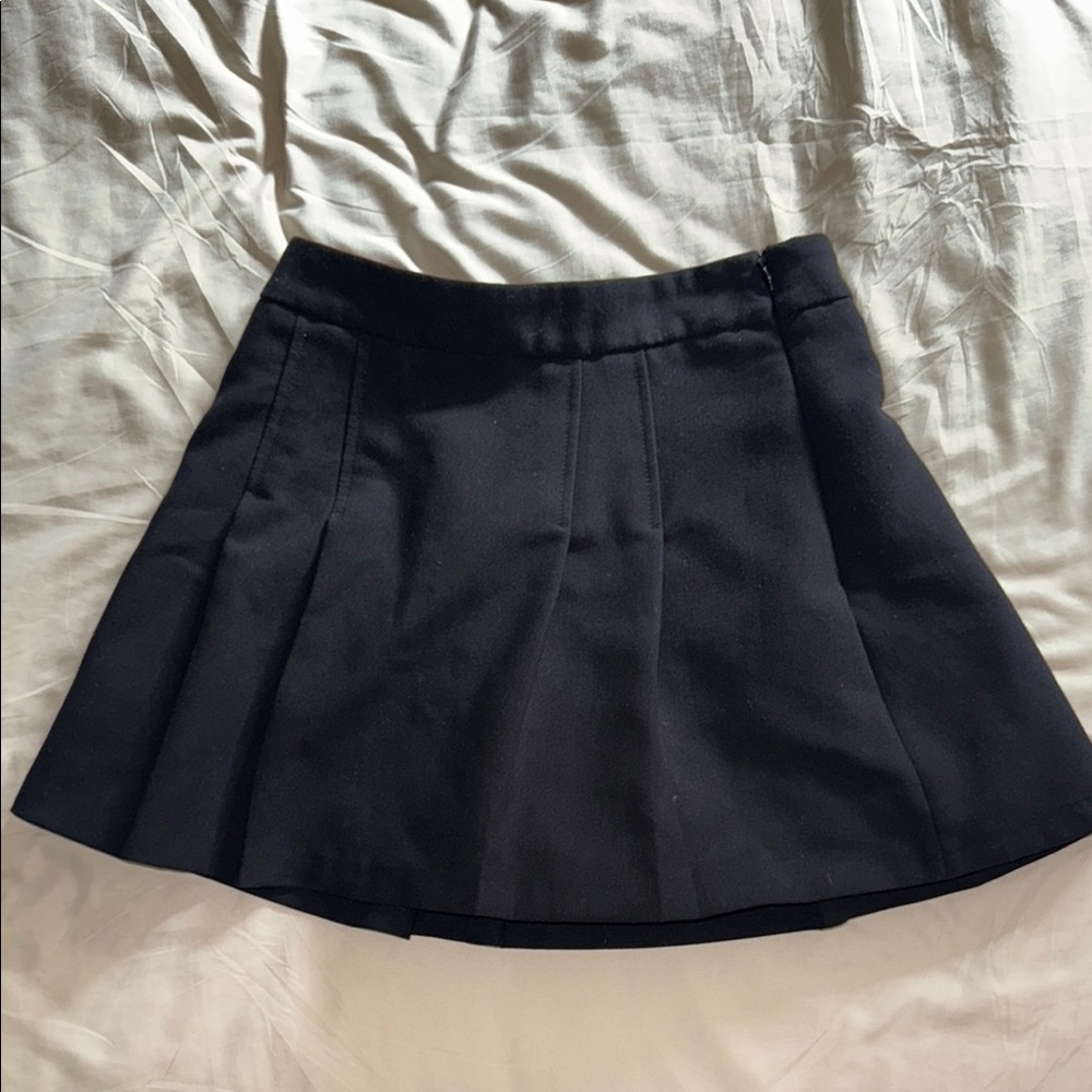 Zara Black Pleated Skort XS